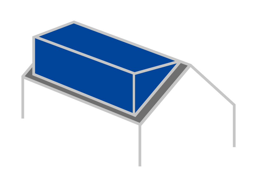 Dormer loft conversion diagram